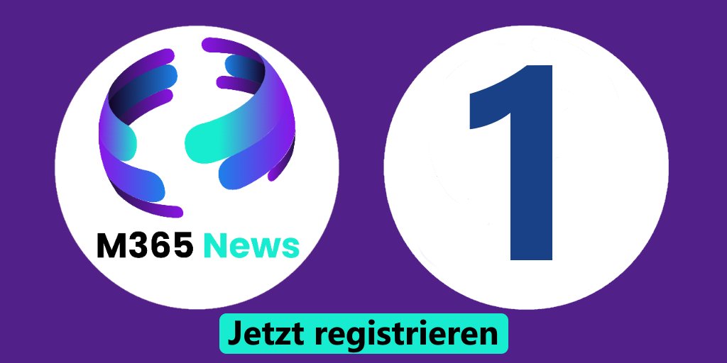 M365NewsDe's tweet photo. Noch ein Tag, also morgen startet die erste M365News Sendung. Pünktlich um 14 Uhr gehts los, also schnell noch registrieren: https://t.co/wvzS7OnvBy
und morgen dann dabei sein: https://t.co/tqWPuTeBNT https://t.co/5w7sHJDU3J