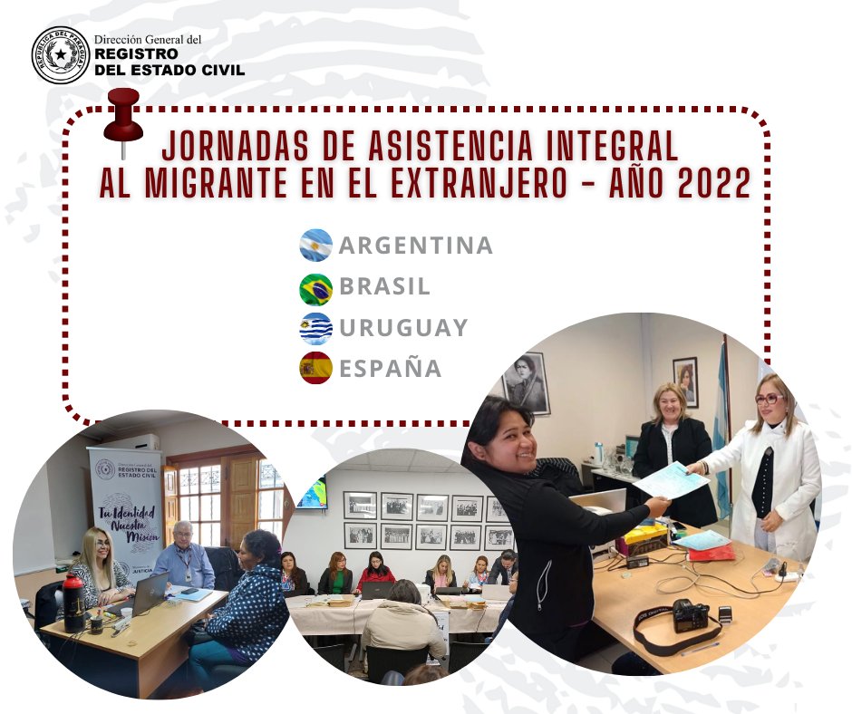 𝐂𝐨𝐧 𝐞𝐥 𝐟𝐢𝐧 𝐝𝐞 𝐚𝐬𝐢𝐬𝐭𝐢𝐫 𝐚 𝐜𝐨𝐧𝐧𝐚𝐜𝐢𝐨𝐧𝐚𝐥𝐞𝐬 𝐫𝐞𝐬𝐢𝐝𝐞𝐧𝐭𝐞𝐬 𝐞𝐧 𝐞𝐥 𝐞𝐱𝐭𝐫𝐚𝐧𝐣𝐞𝐫𝐨, 𝐞𝐥 𝐑𝐞𝐠𝐢𝐬𝐭𝐫𝐨 𝐝𝐞𝐥 𝐄𝐬𝐭𝐚𝐝𝐨 𝐂𝐢𝐯𝐢𝐥 𝐛𝐫𝐢𝐧𝐝ó 𝐬𝐞𝐫𝐯𝐢𝐜𝐢𝐨𝐬 𝐫𝐞𝐠𝐢𝐬𝐭𝐫𝐚𝐥𝐞𝐬.

Más info en🔗: bit.ly/3ywv9BQ