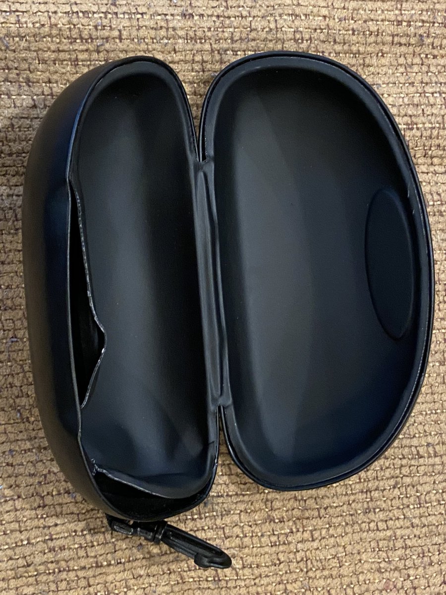 Breck09's tweet photo. @oakley my prescription sunglasses fell off my car this weekend and were ran over by another car. Luckily they were in their hard case and didn’t even get a scratch. https://t.co/yNt23KoMSI
