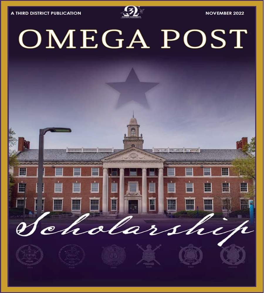 Today we released the November 2022 Omega Post. The Official Publication of The Third District, Omega Psi Phi Fraternity, Inc. 3rd District, Omega Psi Phi Fraternity, Inc. 

Click here to read:
3rddistrictques.org/omega-post-nov…

#OmegaPost #OmegaPsiPhi #Ques #scholarship