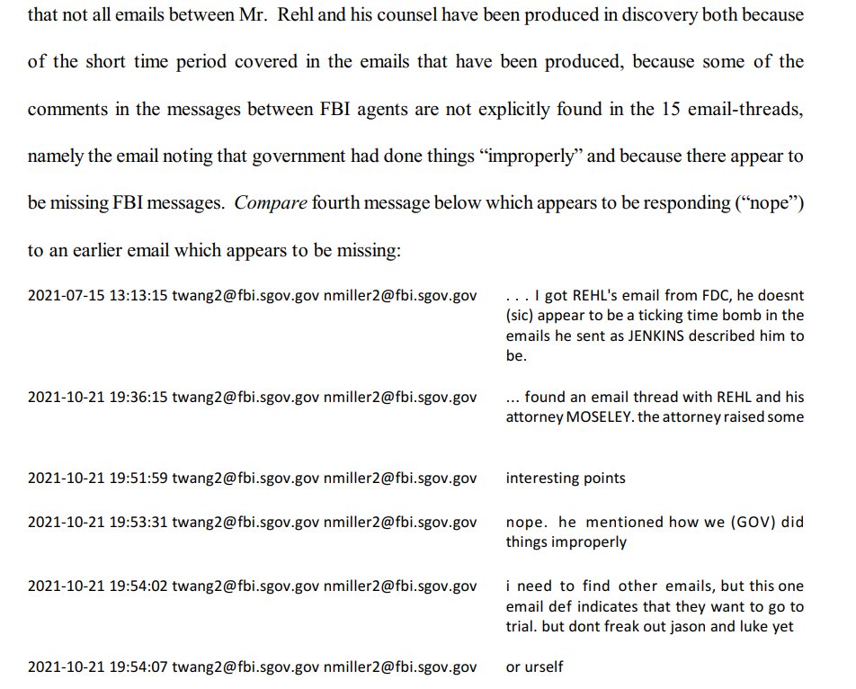 WHOA - if I am reading this correctly, it appears that FBI deleted messages related to Proud Boys case, evidence required to be produced to defense.