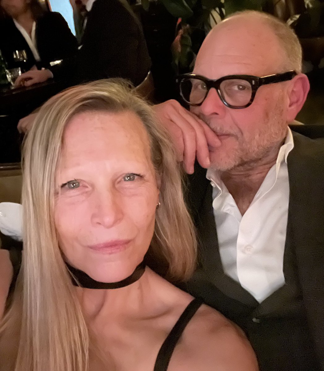 Elizabeth and i had a great time at the @Metrograph #Oscar party last night.