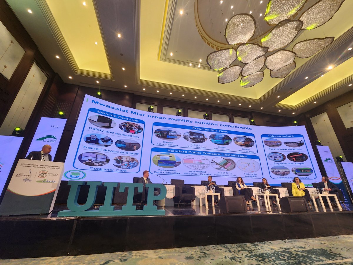 From a traditional #bus operator in #Cairo to a comprehensive sustainable mobility provider across #Egypt, <a href="/leithys/">Ahmed Elleithy</a> talks intermodal integration, contactless payments, clean buses, and a seamless customer experience provided by <a href="/Mwasalat__Misr/">Mwasalat Misr</a> - <a href="/UITPMENA/">UITP MENA</a> 
#UITPEgyptConference