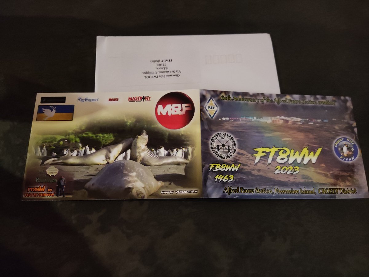 iw7dol's tweet photo. Just arrived, many thanks for the first qso of 2023!
#ft8ww @DX_World https://t.co/F286JdgdAd