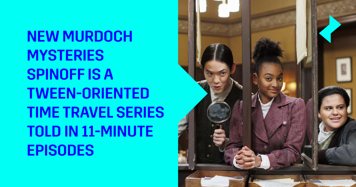 Nearly two decades after its inception, the Murdoch Mysteries franchise continues to deliver twists, turns and spinoffs we didn’t see coming. The latest: Macy Murdoch, a time-travel story told in 11-minute episodes.

➡️ bit.ly/3LjUN4l