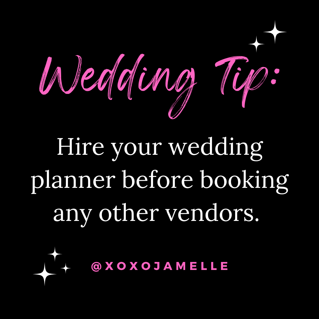 xoxojamelle's tweet image. A wedding planner can help you find your dream venue, the best vendors for your style and budget, and guide you through this overwhelming process from day one.  We avoid costly mistakes, know the "hidden gems", and can often negotiate for perks on your behalf. 
#weddingtip #weddi