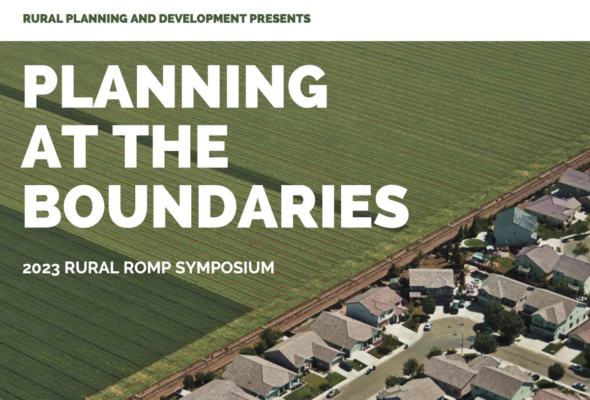 RPDplan's tweet photo. You are invited to join the 2023 Rural Romp - Planning at the Boundaries on March 17! Learn more at https://t.co/SoNrztBral

Rural Romp is hosted by Rural Planning and Development graduate students. 

#RuralPlanning #RuralGuelph https://t.co/21yDW5H50q