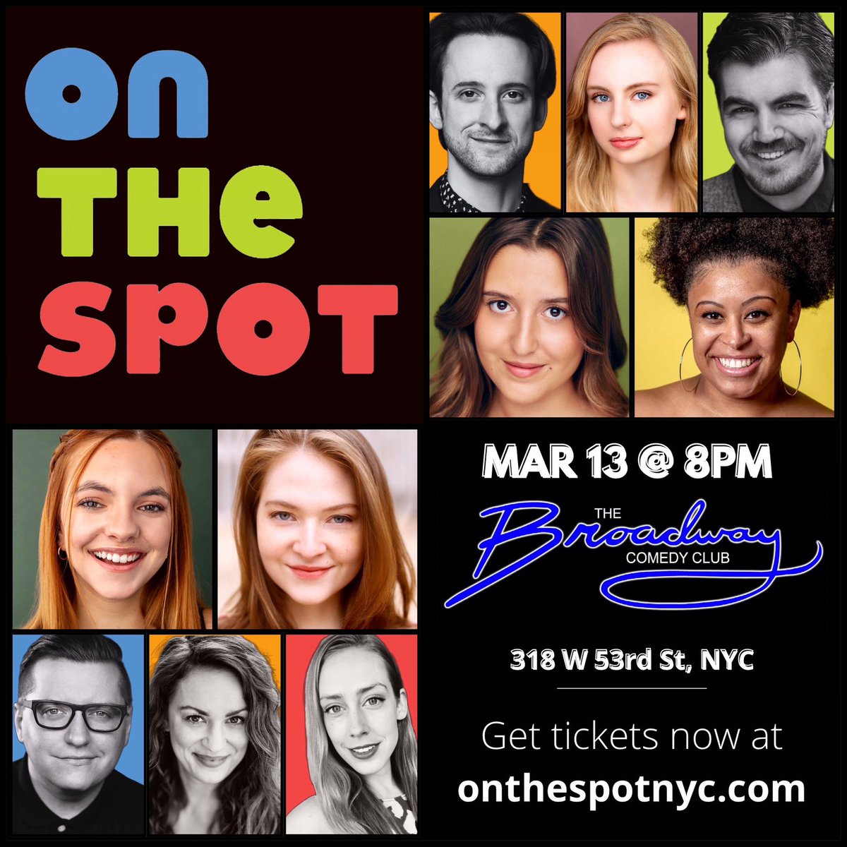 Just like putting everything on a bagel, we are putting everything into tonight’s #OnTheSpotNYC! Cabaret to inspire a fully improvised comedy will satisfy your need for speed! 🤣🎶✨

TICKETS 🎟️: linktr.ee/onthespotnyc

#Cabaret #Comedy #Improv #MusicalImprov #NYC