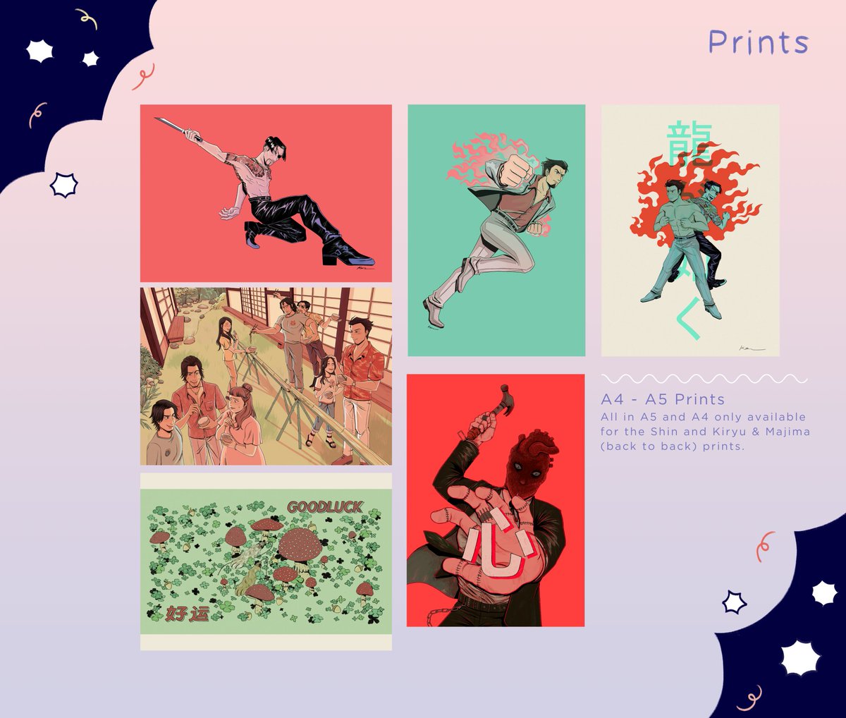 karrotsoupp's tweet photo. 💫RTs are appreciated!💫
Here's my official sh0p launch!! (whoo this took me too long!) With RGG goodness and a new Disco Elysium sticker sheet! 🌟

(Link to it below!) https://t.co/Z9pEAj7aSf