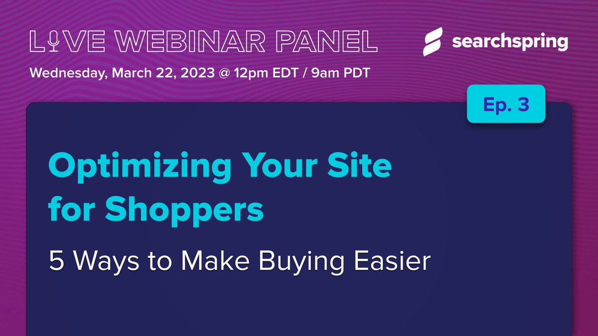 A seamless and personalized shopping experience can:
📈 Drives conversions
🤝 Increases brand loyalty
💰 Boosts sales

Attend our upcoming webinar featuring <a href="/CQL/">CQL</a> and take your #ecommerce game to the next level.

Register now! → bit.ly/3Z6Tgmo