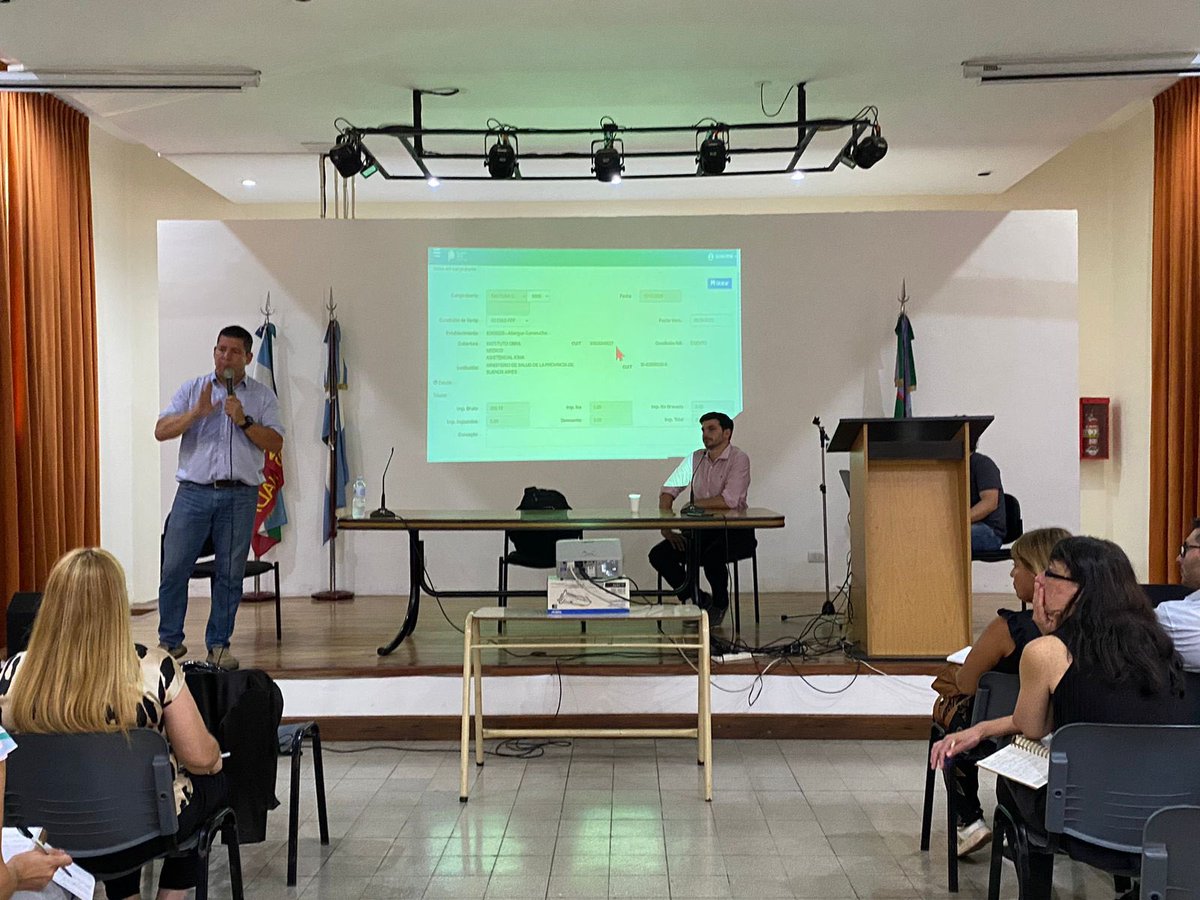 💪🏼Seguimos integrando el sistema de salud y la digitalización para una mejor atención

💬Realizamos el taller de Facturación Electrónica destinado a los Municipios de <a href="/BAProvincia/">Gobierno PBA</a> adheridos al SAMO

👉🏼Esta implementación mejorará y agilizará los procesos de recupero de costos
