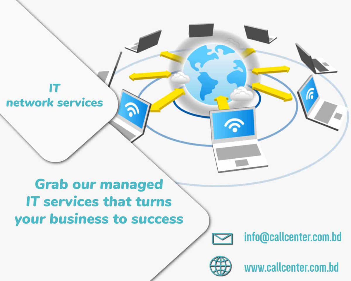 Network and connection solutions that are reliable and secure, serving as the framework for your modern workforce. #NetworkServices #ITSupport #onsiteITservices 
See more callcenter.com.bd/service/onsite…