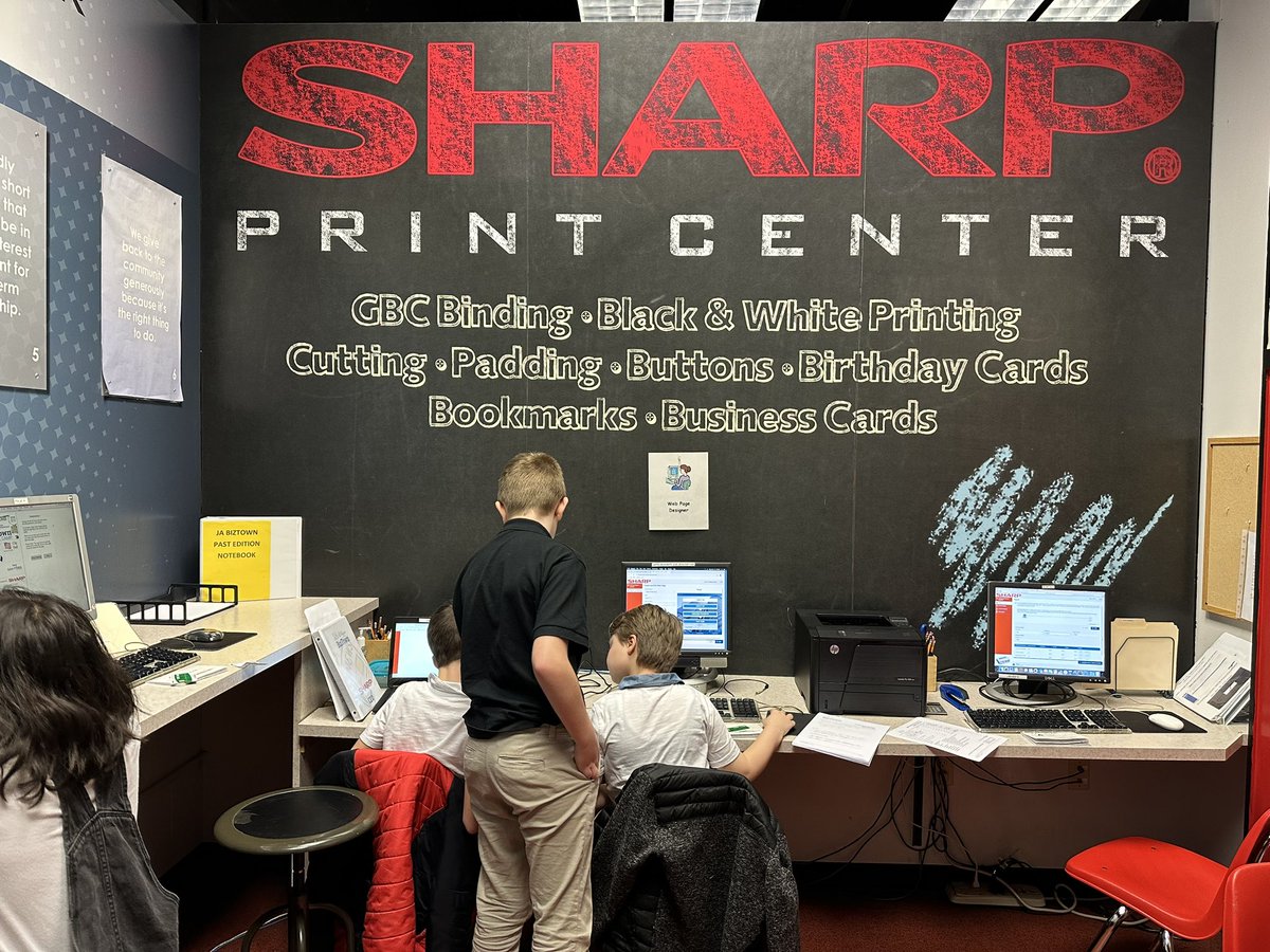 JA BizTown is already buzzing with <a href="/hinklecreek/">Hinkle Creek Cougars</a> 5th graders ready to work!