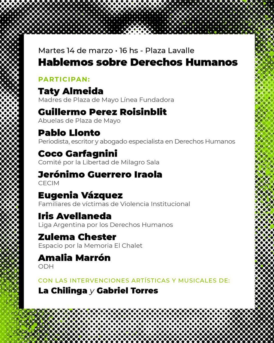 DemoSinMafia's tweet photo. 📣🥁🗣️Mañana nos vemos acá! 👇🏼 https://t.co/R68lhQuj4M