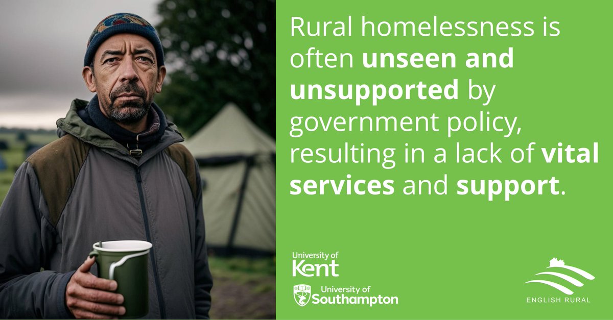EnglishRural's tweet photo. Rural homelessness is a hidden crisis that's only getting worse. With a 24% rise in rough sleeping in the past year and 83% of frontline workers struggling to address it, it's time for national and local leaders to take action. Join us to say #RuralHomelessnessCounts!