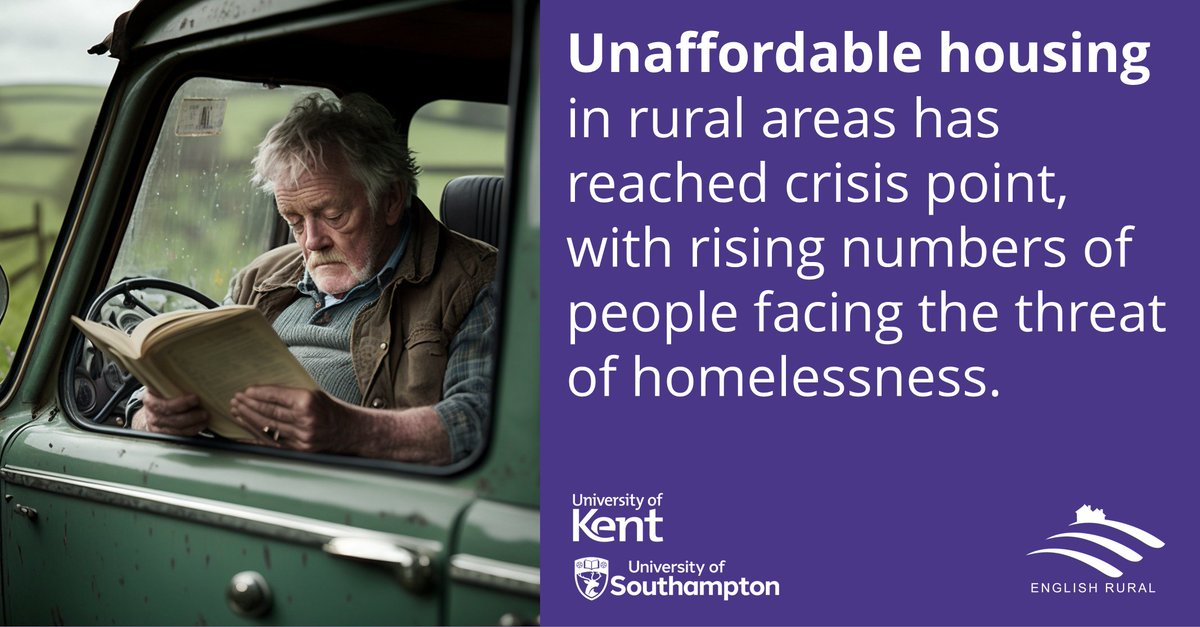 EnglishRural's tweet photo. Rural homelessness is a hidden crisis that's only getting worse. With a 24% rise in rough sleeping in the past year and 83% of frontline workers struggling to address it, it's time for national and local leaders to take action. Join us to say #RuralHomelessnessCounts!