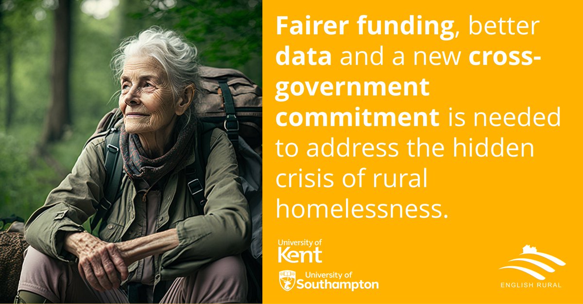 EnglishRural's tweet photo. Rural homelessness is a hidden crisis that's only getting worse. With a 24% rise in rough sleeping in the past year and 83% of frontline workers struggling to address it, it's time for national and local leaders to take action. Join us to say #RuralHomelessnessCounts!