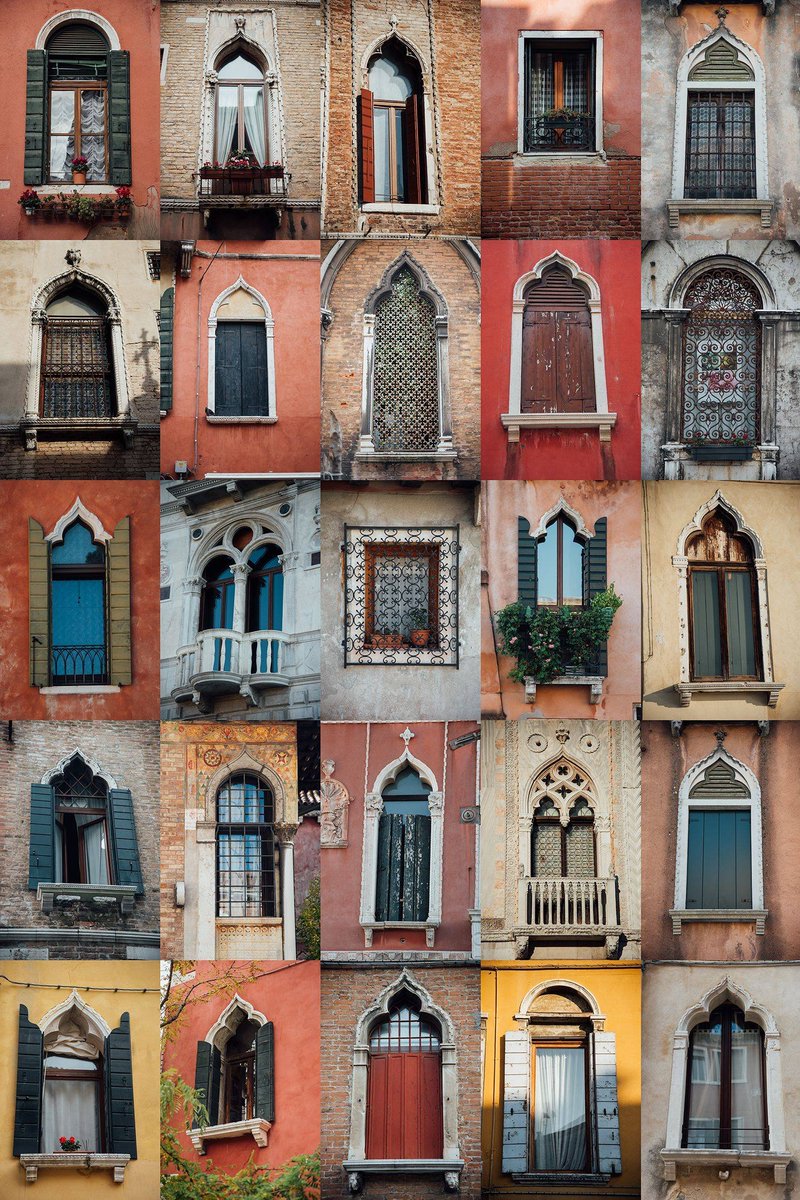 Venedikte pencereler.