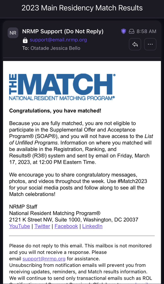 Your girl is MATCHED!!!!! #gensurgmatch2023 #match2023 #ILookLikeASurgeon