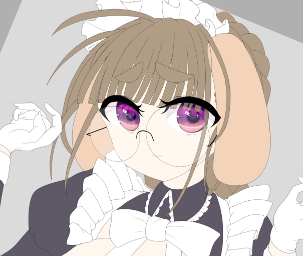 やりすぎたので、もっと二次元寄りにしました。 