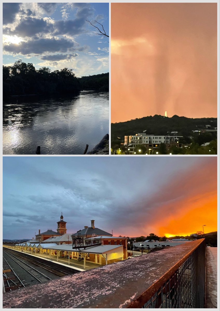Long weekend best spent at home home in Albury #albury #murrayriver #sunset #autumn #family