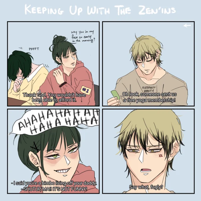 I think this was my first jjk mini comic series. I still like it despite how ugly my Toji was lol. 