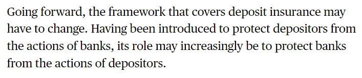 Typically excellent stuff from @MarcRuby here. People forgot that banks fail and then their reactions are accelerated by digital technology >> bloomberg.com/opinion/articl… via @opinion