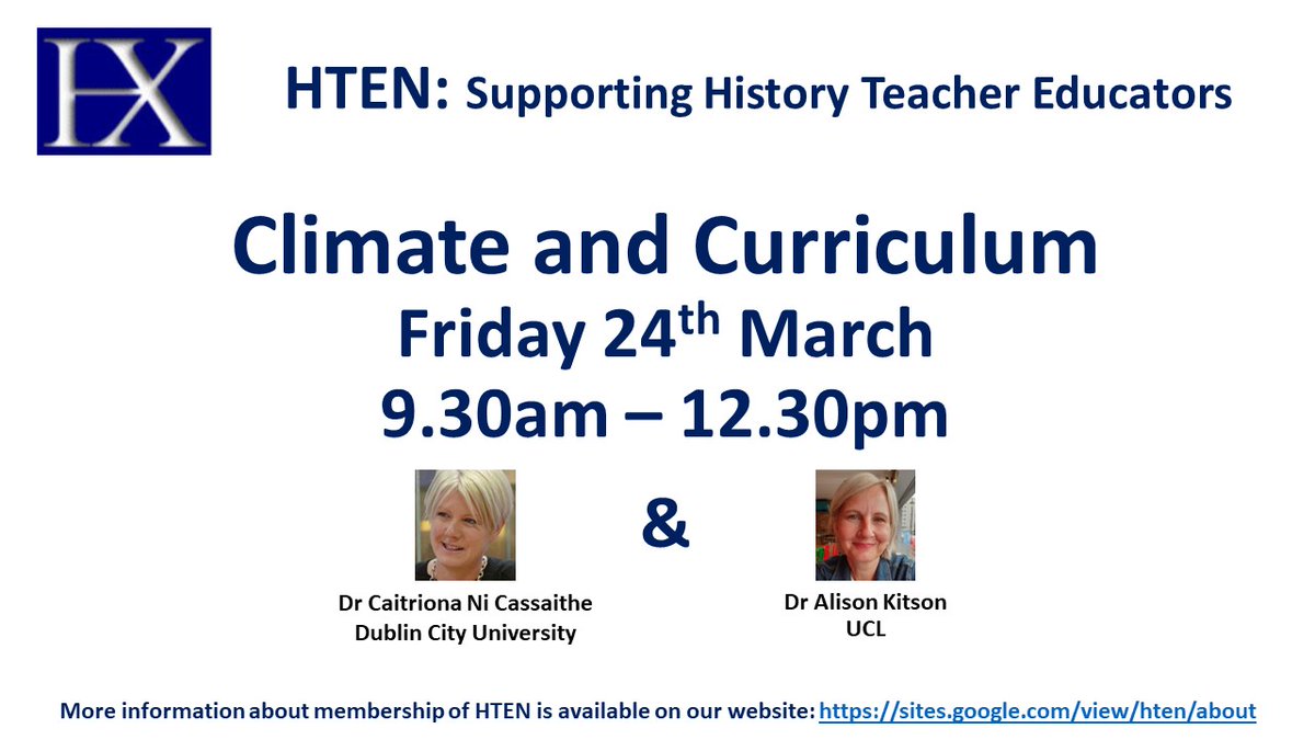 A quick (and very excited) reminder about our upcoming conference on the morning of 24th March. We will be welcoming @trionacheile and @AlisonKitson2 to talk about they very timely topic of Climate and Curriculum. We hope to see you there!