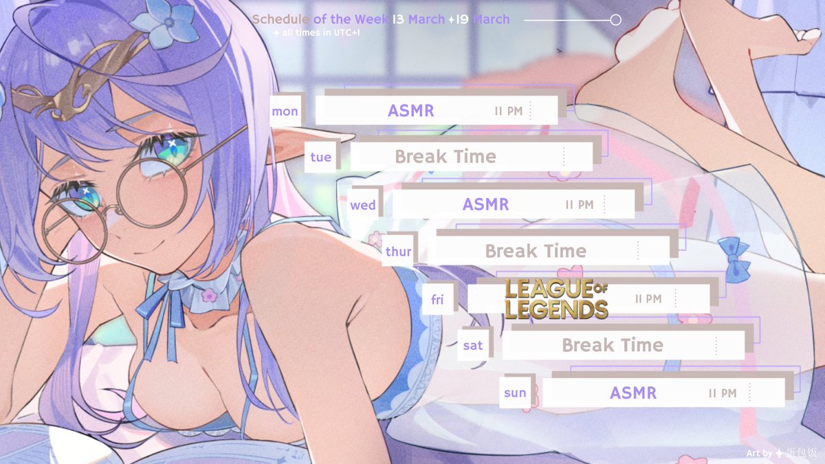 69__Eli's tweet photo. 🌼🔴Schedule for March 13 - March 19!
Twitch: https://t.co/POWgsHLWPX
Live tag: #Elilive https://t.co/U4inbeRg32