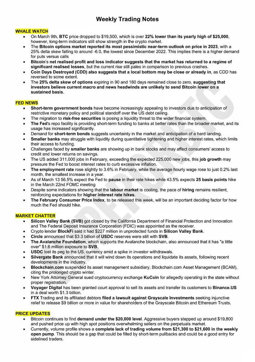WEEKLY TRADING NOTES 🔥 Going to start sharing my weekly trading Notes again

1. Macroeconomic Data. 
2. Whale movements. 
3. Altcoin news. 
4. Bitcoin Price Prediction. 

Read and be Updated with ALL the trading news that Matters for Trading in 2 minutes.