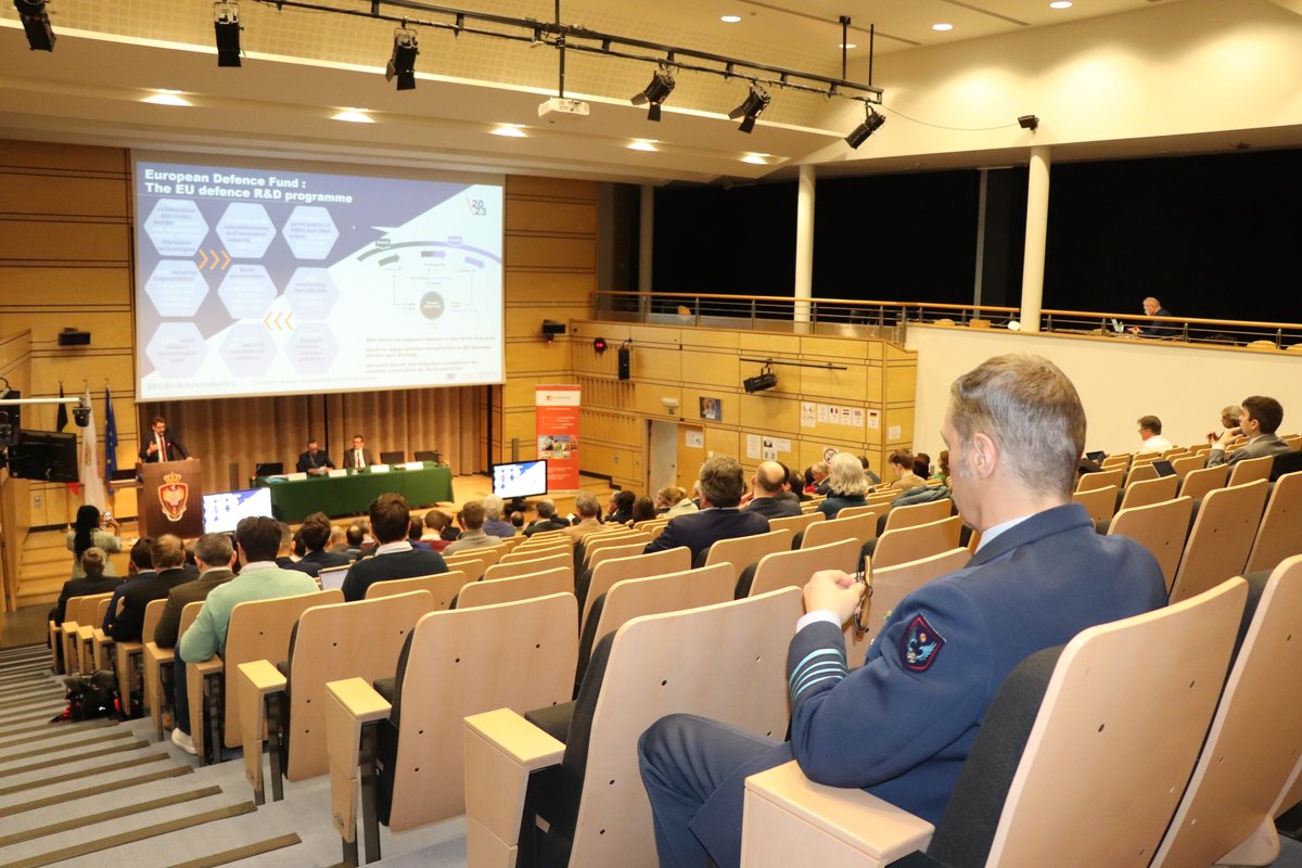 RHID_IRSD_KHID's tweet photo. On Friday 10 March, the FPS Economy organised, in collaboration with the Belgian Defence, its EDF (European Defence Fund) National Info Day. The event took place on the campus of the Royal Military Academy, under the aegis of the Royal Higher Institute for Defence.
#RHID https://t.co/cyCSwZsIZ2