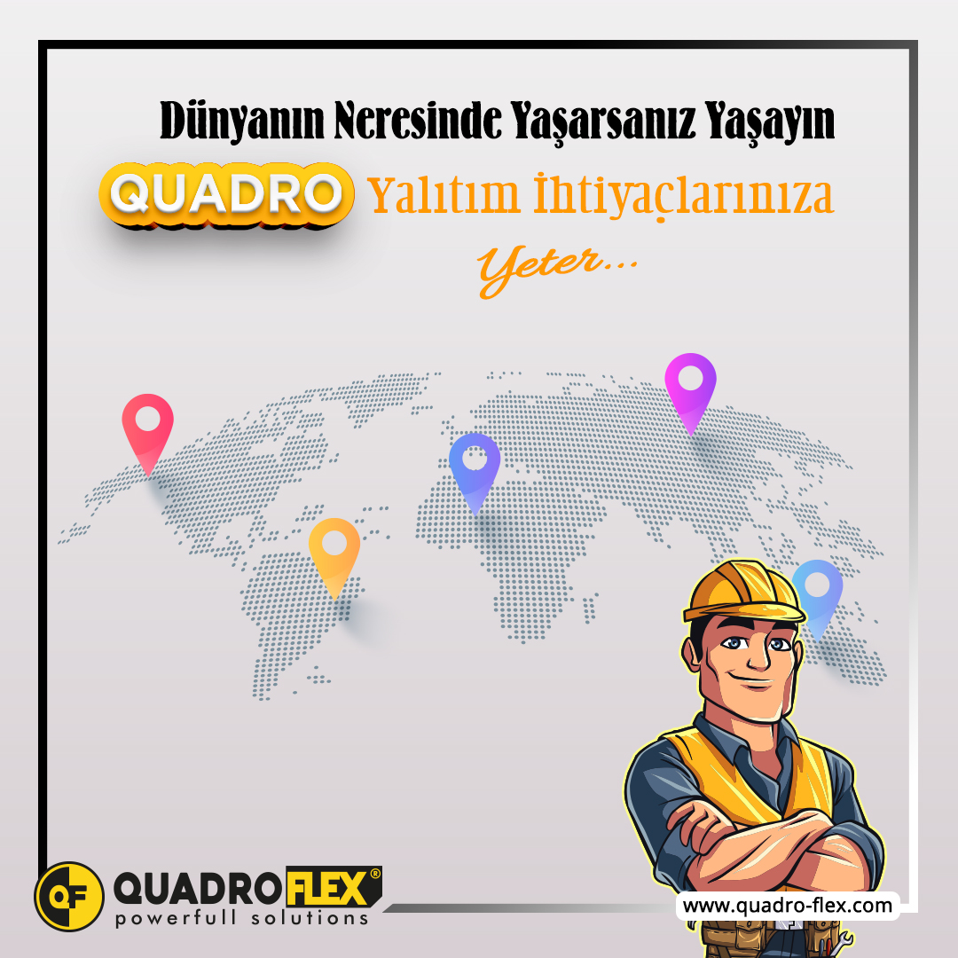 QuadroFlex's tweet image. Quadro provides a one-stop solution to all your insulation needs with the power of the experienced team behind it.
#quadroflex #yalitim #ısıyalıtımı #suyalıtımı #sesyalıtımı #yangınyalıtımı #dubai #sıcak #soğuk #insulation #qatar #heatinsulation #waterproofing #soundproofing