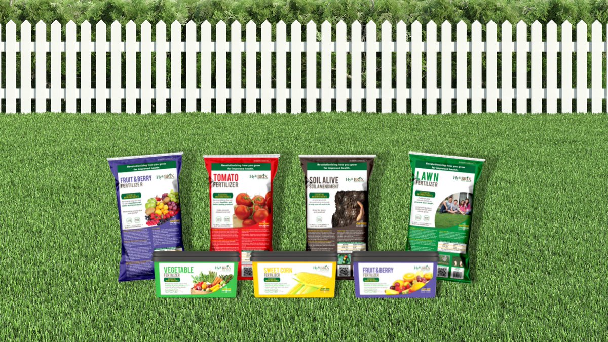 HyRBrix's tweet photo. Are you ready for warmer weather? So are we! Gear up for spring with all of your fertilizer needs from HyR BRIX®! Explore our entire line of healthy, one-time application fertilizers at https://t.co/S2YeGsrrWL
#hyrbrixfertilizer #lawnfertilizer #vegetablefertilizer #gardening https://t.co/AneLjWcHzW