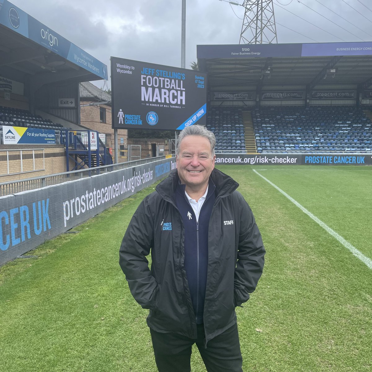 Jeff Stelling (@jeffstelling) on Twitter photo Yes, I’m marching again! Join me from Wembley to Wycombe in honour of the great Bill Turnbull.
Join me and <a href="/ProstateUK/">Prostate Cancer UK</a> this September. Here’s more about signing up or supporting me to help beat prostate cancer: bit.ly/3ZBfflx Yes, I’m marching again! Join me from Wembley to Wycombe in honour of the great Bill Turnbull.
Join me and <a href="/ProstateUK/">Prostate Cancer UK</a> this September. Here’s more about signing up or supporting me to help beat prostate cancer: bit.ly/3ZBfflx