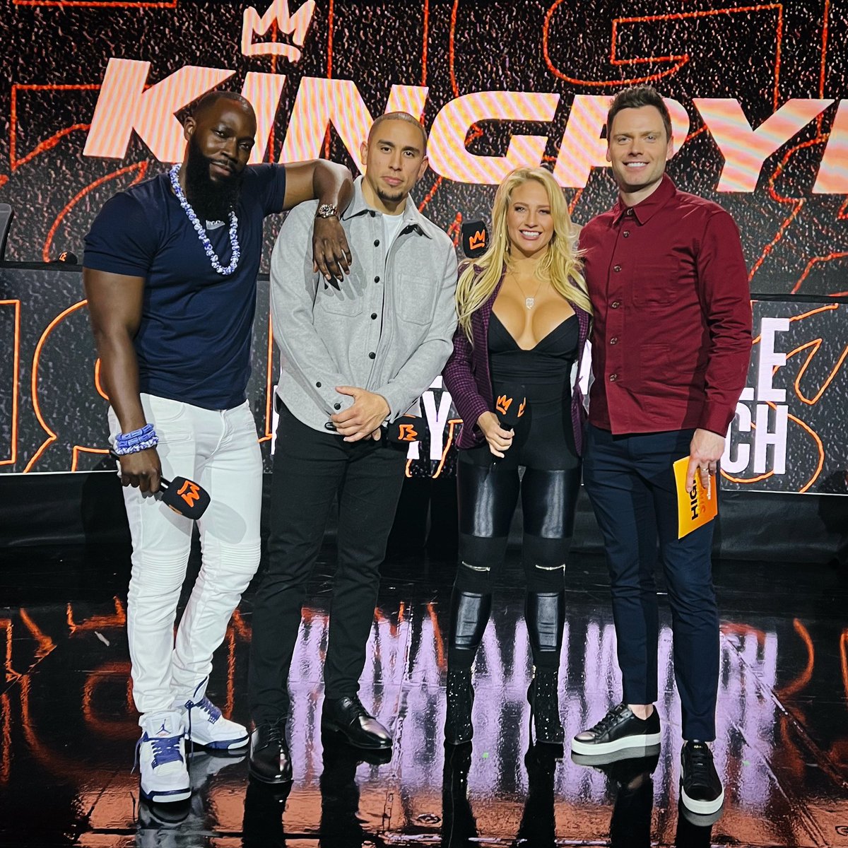 Launch Night lastnight for @kingpynboxing tournament. 
Was great presenting alongside these boys. 
Can’t wait to see how these matchups play out 👀👀👀

#Presenting #Kingpyn #InfluencerBoxing #Boxing #Influencers #Youtube