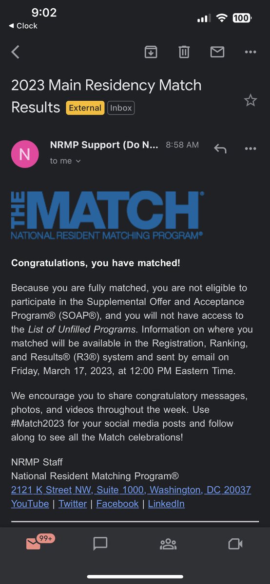 AjiaMurphy_med's tweet photo. THANK THE LORD! Truth be told, I haven’t been able to sleep in a week but last night I prayed and slept like a baby. God is so good. 

I am going to be an OB/GYN 🥹💃🏾

#Match2023 https://t.co/kUhpF3JOu0