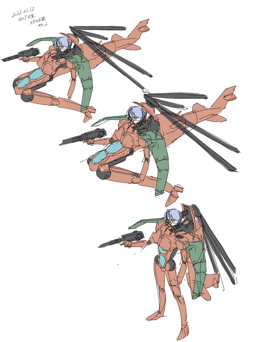 息抜きロボ娘さんです
一枚目、レールガンで全身バラされそうなDPDロボ娘さん
二、三枚目、ロシア製可変メガロボ娘さんになります 