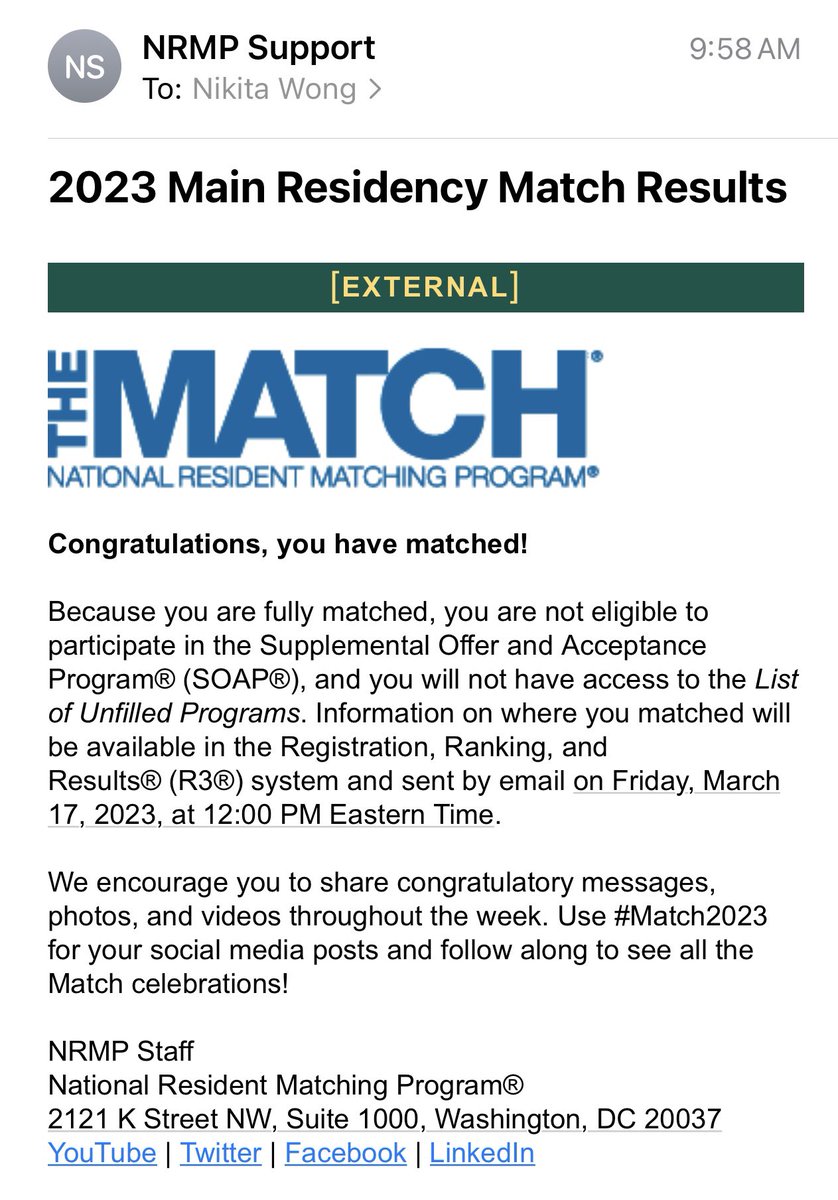 Excited to share that I’m going to be a Dermatologist! 🎉😭😭

Huge thank you to my family, friends, and mentors for being there every step of the way. This moment is yours too. 🫶🏽

#dermtwitter #match2023 #medtwitter