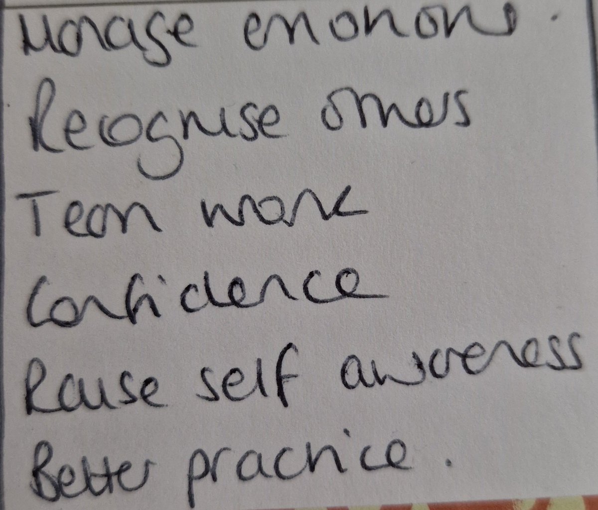 FoxRoshanne's tweet photo. 100% of a group #PNA session said they would want more #restorativesupervision in the future. 
Themes identified include:
#recogniseothers
#teamwork
#confidence
#selfawareness
#betterpractice 
I don't know what more can sell the rollout of the PNA programme @ney_nurse 
@DN_Kate https://t.co/tc0H0yIKqj