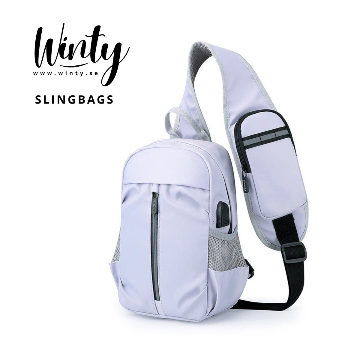 Slingbag Backpack Axelremsväska Oxford Vit
winty.se/accessoarer/ax…
Slingbag Backpack Crossbody Axelväska Messenger Bag Mobil. Snygg unisex modell i slitstark oxford cloth med plats för mobiltelefon och platta. #väska #slingbag #oxford #mobil #ipad #unisex #backpack