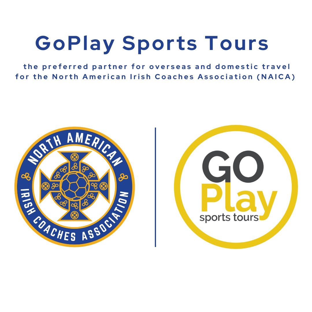 North American Irish Coaches (@nairishcoaches) on Twitter photo NAICA ANNOUNCE PARTNERSHIP WITH GOPLAY SPORTS TOURS
We are excited to announce <a href="/goplayusa/">GoPlay Sports Tours</a> Tours as our preferred partner for overseas & domestic travel for 2023.
If you are planning a trip, take some time to hear how your club, college or organization can benefit from GoPlay.
 NAICA ANNOUNCE PARTNERSHIP WITH GOPLAY SPORTS TOURS
We are excited to announce <a href="/goplayusa/">GoPlay Sports Tours</a> Tours as our preferred partner for overseas & domestic travel for 2023.
If you are planning a trip, take some time to hear how your club, college or organization can benefit from GoPlay.
