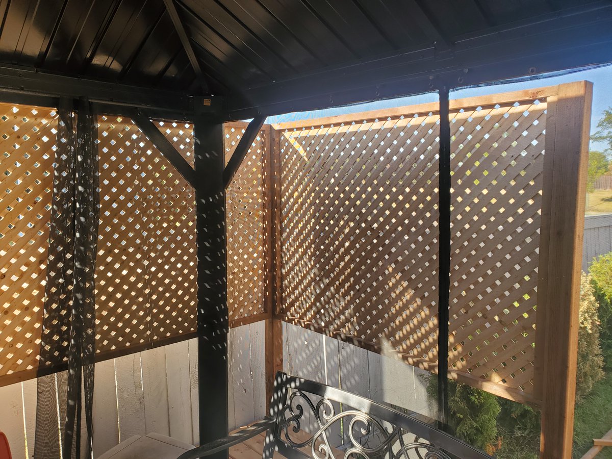 NorstrongServes's tweet photo. Another Project done last summer. Built a customers deck, gazebo and privacy screen https://t.co/M2Ho5EVqqz