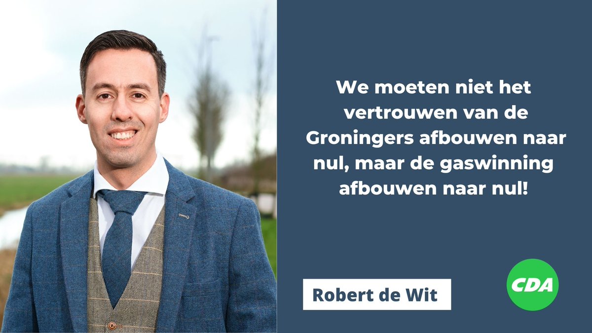 Ons standpunt met betrekking tot de gaswinning is altijd duidelijk geweest. De gaswinning zo snel mogelijk naar nul! #GroningenKiest #RTVNoord