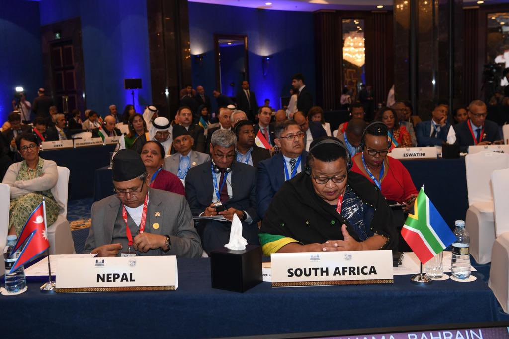 Parliamentarians from more than 60 #NAM countries attend the #Manama Conference of the Non-Aligned Movement Parliamentary Network #ManamaConference #NAMPN2023