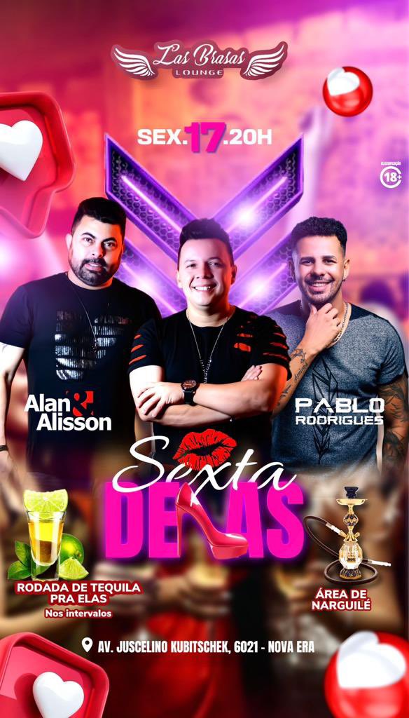 AlanEAlisson's tweet photo. SextaDelas com Alan e Alisson Juiz de Fora MG. https://t.co/5ymOsx0cq4