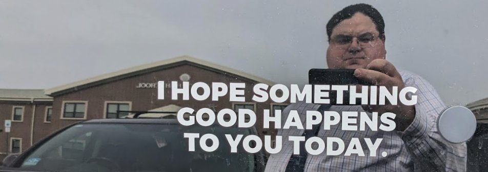 I snapped this picture on a car window in the parking lot... maybe it was a sign that I see more of myself in the reflection.  I something good happens for all of us!