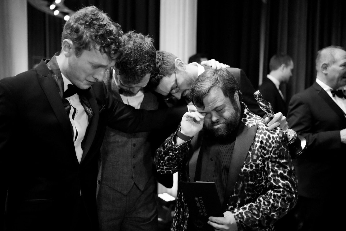 The best night of our lives…

A birthday that #JamesMartin will never forget!

Our sincere thanks to the <a href="/TheAcademy/">The Academy</a> for the honour of a lifetime 💚

To everyone back in Northern Ireland… we’re bringing it home!!!

✍️ - <a href="/RossJWhite/">Ross White</a> &amp; <a href="/tom_berkeley/">Tom Berkeley</a>