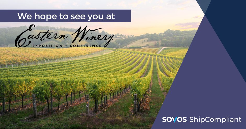 shipcompliant's tweet photo. We're sponsoring @EasternWineryEx this week 🥂                                                                                                         
If you're in Lancaster, keep an eye out for Nik Reiger to talk about winery #DtC and #ThreeTier compliance solutions. https://t.co/Djl2HP078d