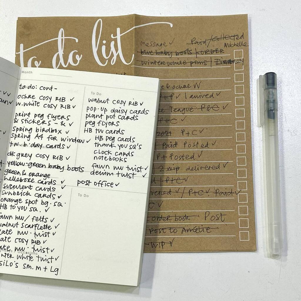 P L A N S +  S C H E M E S +  D R E A M S

#marchmeetthemaker | day 13

planning - it’s an integral part of a makers daily life isn’t it?
i rely heavily on list making or i’d forget more than i remember - all the likes for a list - making the list, follo… instagr.am/p/CpvYF5FN96v/