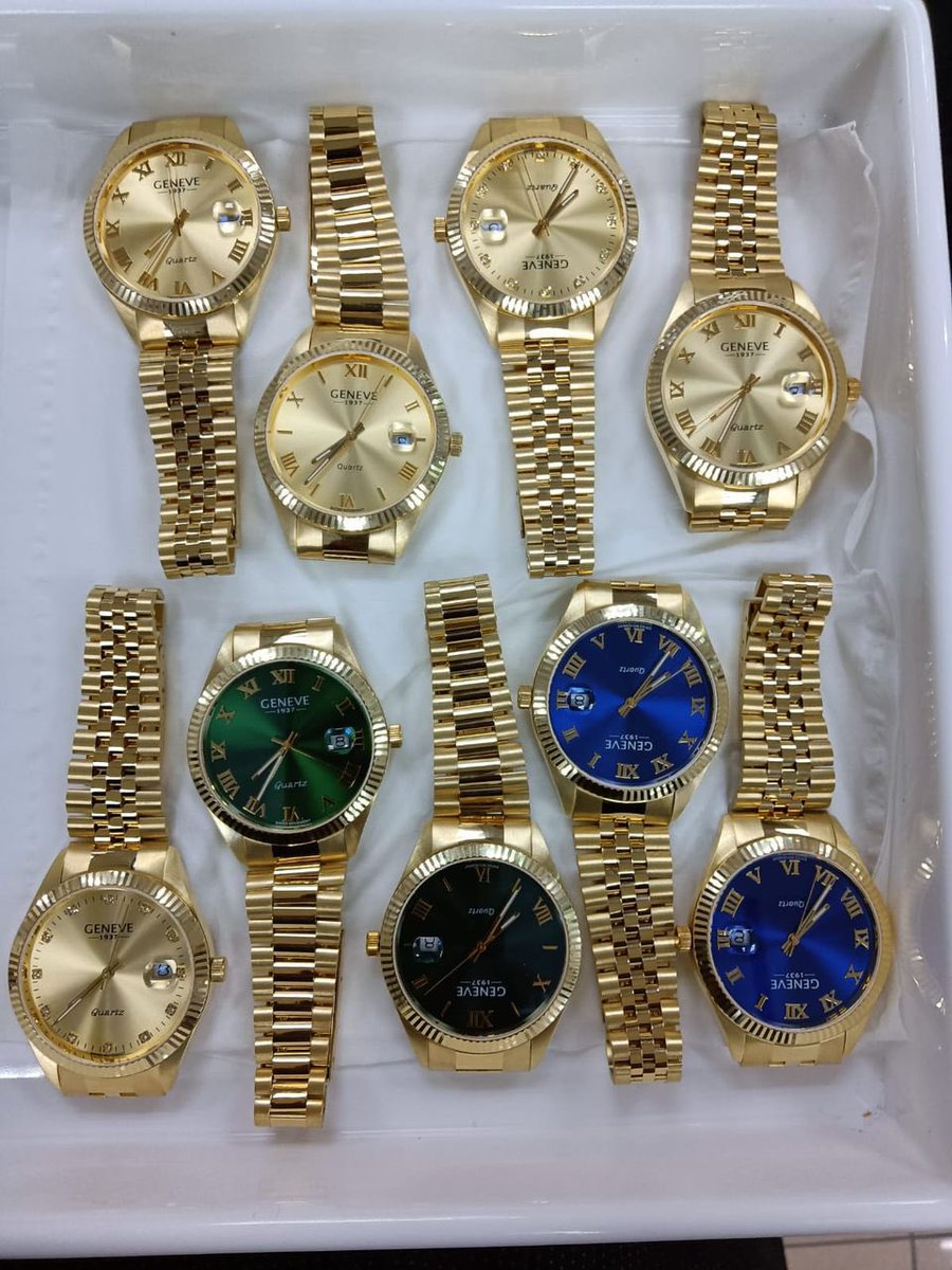 Hey_Alexxxxa's tweet photo. Available in a variety of colors, both for men and women, 21Karat Luxury Gold Geneve Wristwatches.
Price: N47,500 per Gram.

Location:Abuja,Nigeria https://t.co/p856T2oxc6